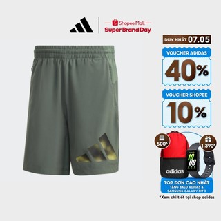  adidas Tập luyện Quần Short Tập Luyện Graphic Train Icons Nam màu xanh lá HL8809