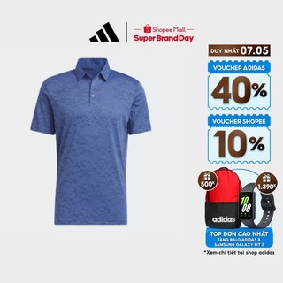 adidas Đánh gôn Áo Polo Golf Vải Jacquard Sần Nam Màu xanh da trời HS7609