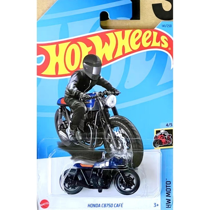 Hotwheels Hotwheels HONDA CB750 Xe Máy Đen / HONDA CB750 CAFE 14123G