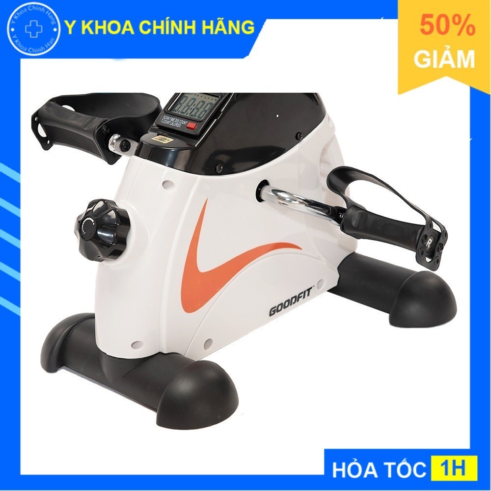 Xe đạp thể thao, xe đạp tập thể dục tại nhà GoodFit GF001PA tùy chỉnh độ nặng, đồng hồ điện tử đo lư
