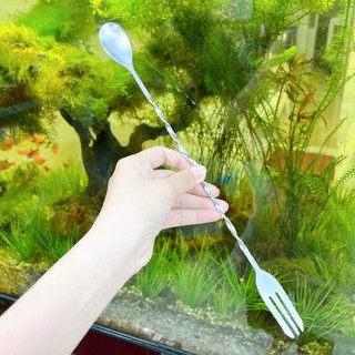 Thìa pha chế bar spoon 26cm hoặc 32cm (thìa bar, muỗng khuấy, thìa khuấy) - Muỗng Pha Chế Bartender