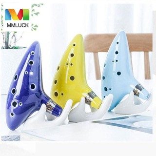 Mmluck 1 Bộ Ocarina of Time, C Tone Gốm Ocarina Sáo, Nhạc cụ Tàu Ethereal Alto C Ocarina Lớp nhạc