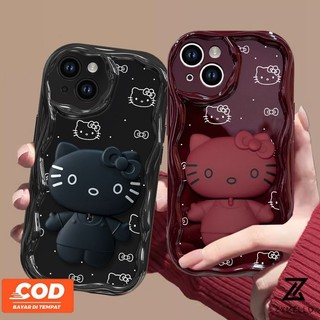Ốp lưng Samsung A55 A54 S23 S22 A15 A05 F34 A73 A53 A33 A20 A24 A54 A04E A14 A51 A52 A34 A32 A23 A13 A12 A03 A04 A50 A50S A30S Phim Hoạt Hình Dễ Thương KT Cat Đứng Điện Thoại Silicon TPU Chống Sốc