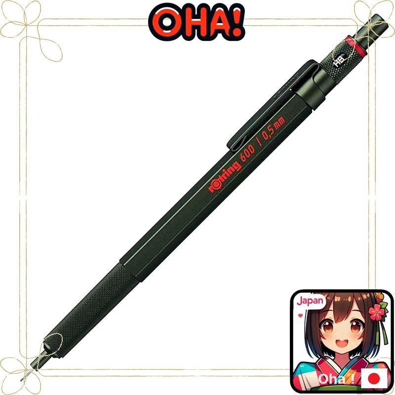 rOtring Mechanical Pencil Camouflage Green 600 2114268 0.5mm rOtring Ballpoint Pen Luxury Writing Ut