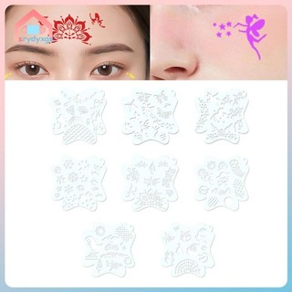 8x Mặt Tranh Stencils Mặt Sơn Bản Mẫu Cho Ngày Lễ Sinh Nhật Trẻ Em