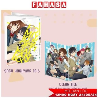 Sách horimiya - tập 10.5 - official fanbook - bản đặc biệt - tặng kèm clear file