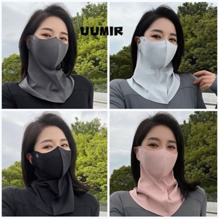 Uumir Chống Nắng Ice Silk UPF50 + Khăn Cổ Chống Tia UV Thời Trang Thoáng Khí Chống Bụi Che Nắng Mặt Đi Xe Đạp