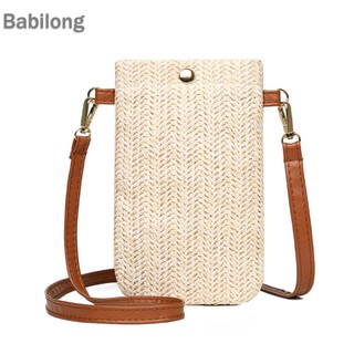  Túi đeo chéo ống hút Mini mùa hè dành cho nữ Ví đựng điện thoại đi biển