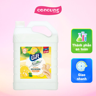 Nước rửa chén gift natural chanh yuzu & gừng 3.8kg