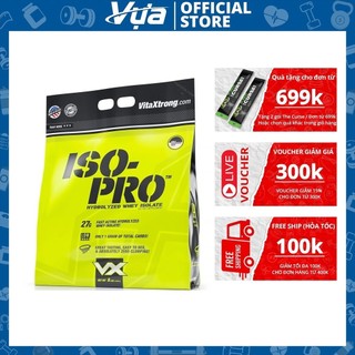 Bột VitaXtrong - ISO-PRO (8 Lbs) - Tăng Cơ Giảm Mỡ, Hỗ Trợ Phục Hồi Cơ Bắp, Chính Hãng