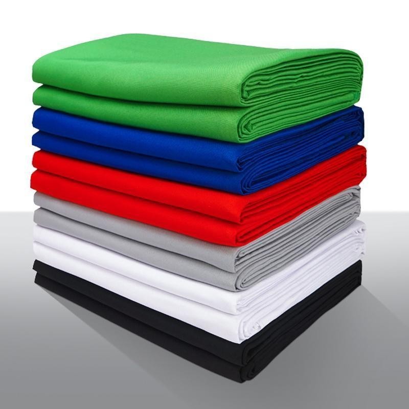 3000 / 2000 / 1000 * 1500mm Chụp Ảnh Phông Nền Polyester Cotton Photo Studio Chromakey Vải Nền Xanh 