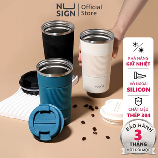  Cốc ly giữ nhiệt Deli dung tích 510 ml chất liệu an toàn inox 304 an toàn giữ nhiệt lên đến 12h