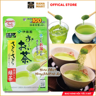 [DATE MỚI] Bột trà xanh matcha nguyên chất 100% & matcha giảm mỡ nội tạng BMI ITOEN nội địa Nhật Bản