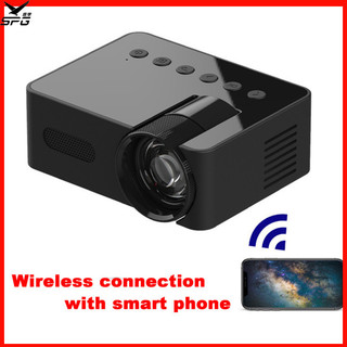 Máy chiếu thông minh di động SPG YT100 Máy chiếu Mini WiFi Máy chiếu Video HD Tương thích cho điện thoại thông minh Máy tính bảng