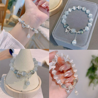 Cô gái đáng yêu tòn ten opal bướm vòng tay lắc tay làm quà tặng
