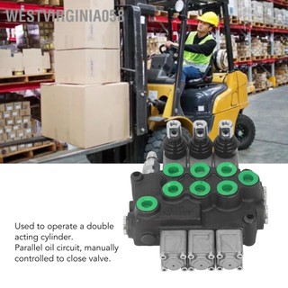 Westvirginia058 Van điều khiển hướng thủy lực Áp suất cao 16 20MPa cho xi lanh tác động kép