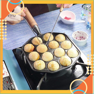 [5❤️][FREESHIP] CHẢO KHUÔN LÀM BẠCH TUỘC NƯỚNG TAKOYAKI 14 Ô [HCM]