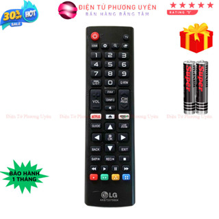 SKU228 - Remote điều khiển tivi LG Mã 15 AKB75375604, điều khiển TV LG internet - Tặng kèm pin