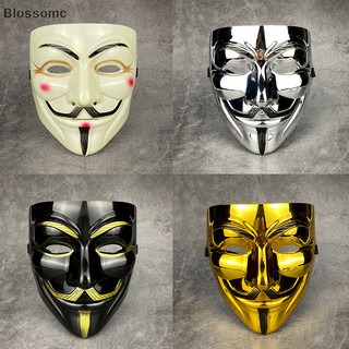 Blossomc Vendetta Hacker Mask Quà tặng tiệc Giáng sinh ẩn danh cho người lớn Trẻ em Chủ đề phim mới
