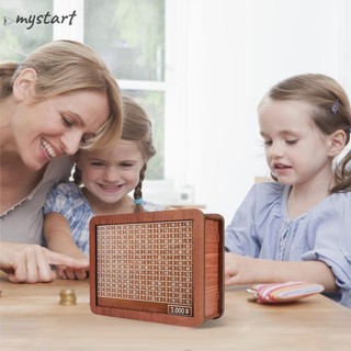 [Mystart.vn] Ngân hàng heo đất bằng gỗ có quầy Retro Hộp đựng tiền tại nhà Ngân hàng tiền mặt dành cho trẻ em Quà tặng