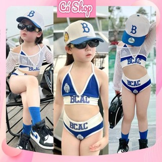 Bikini, bộ đồ bơi BCAC 3 chi tiết cho bé gái