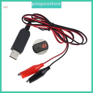 Poop QC3 0 USB sang 5V 6V 8 4V 12V AA AAA 9V Eliminator Điều chỉnh cáp điện áp