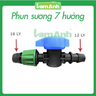 Van khóa ống nhỏ giọt phi 16 ly - 12 ly - lam anh
