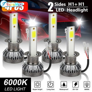 4 f2 h1 led bóng đèn pha chuyển đổi bộ chùm thấp cao 19200lm 6000k trắng sáng ip68 chống thấm nước