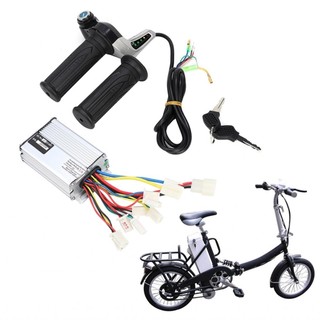Chaoyangmall Tay ga 48V 1,5m Cáp điều khiển tốc độ chổi than Bộ điều khiển tốc độ không trơn trượt cho xe đạp điện