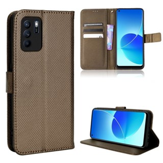 Ốp Lật OPPO Reno6 Z 5G Ốp Lưng Ví Da PU Ốp Lưng OPPO Reno 6Z Reno6Z 5G Vỏ Điện Thoại