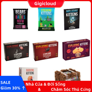 Gigicloud nổ mèo con đảng thẻ trò chơi vui nhộn nga roulette trò chơi gia đình tiếng anh bảng thẻ trò chơi