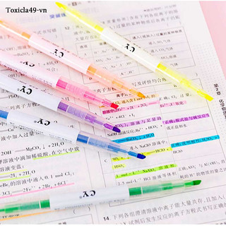 Set bút dạ quang 3/6 màu lựa chọn