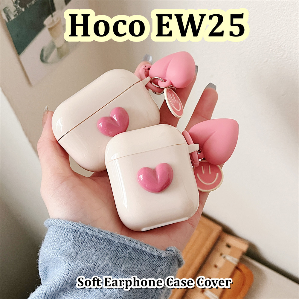 【 Imamura 】 Dành Cho Hoco EW25 Ốp Lưng DIY Hoạt Hình Ngọt Ngào Và Dễ Thương Vỏ Tai Nghe Silicon Mềm 