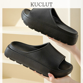 KUCLUT dép bánh mì đi trong nhà quai ngang Độc đáo Phóng khoáng Độ bền cao Cá tính FYT2460SAN 27Z240703