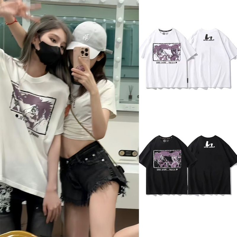 Áo Thun Cotton Nguyên Chất SNH48 Wang Yi, Họa Tiết Hoạt Hình, Phù Hợp Học Sinh Mùa Hè