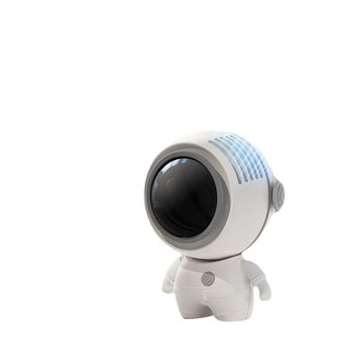 Mới Mini usb Sạc Treo Cổ Cầm Tay Để Bàn Phi Hành Gia Không Lá Trẻ Em Spaceman Quạt Điện Nhỏ