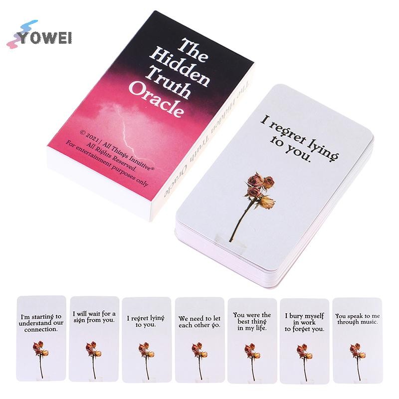 Yowei The Hidden Truth Oracle Cards Tarot Card Party Prophecy Bói toán Board Game VN