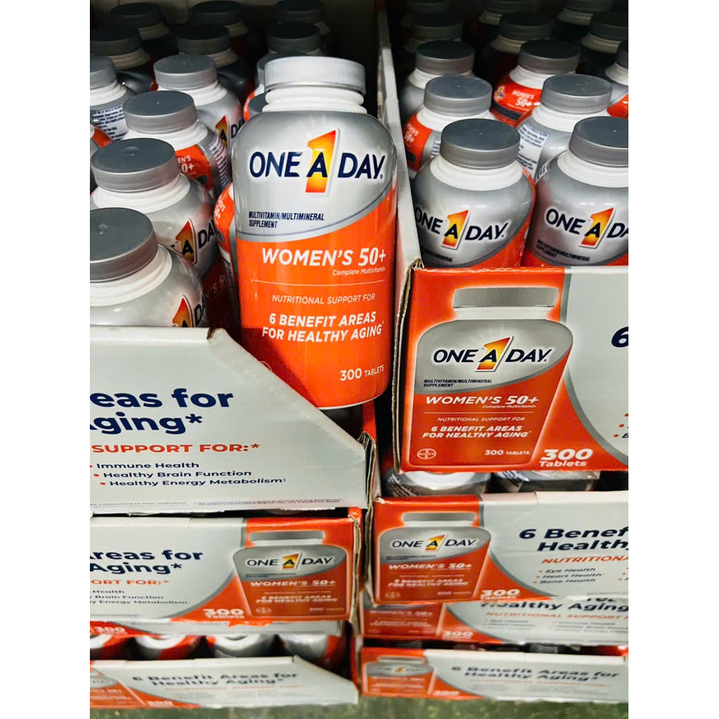 CHÍNH HÃNG MỸ 300 viên Vitamin tổng hợp One A Day For Women 50+ của MỸ