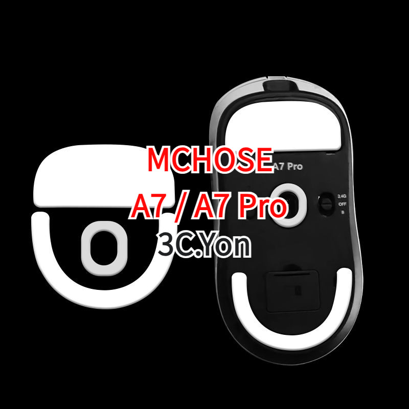 Mchose A7 Series A7 Pro Esports ICE Chuột Chơi Game Không Dây Giày Trượt Chân PTFE Glides Miếng Dán 