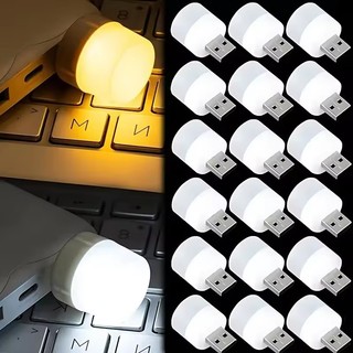 Đèn ngủ Mini cầm tay LED Đèn cắm USB Sạc dự phòng Đèn đọc sách tròn Bảo vệ mắt