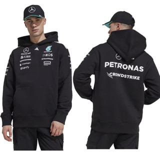 2025 Mới Nhất F1 Racing Hooded Sweat + Mercedes AMG Petronas Team 2025 F1 Racing Softshell Jacket + Áo khoác dài tay nam nữ mùa xuân
