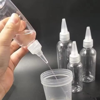 Chai Bóp Nhựa Di Động Có Thể Đổ Lại - Twist Top Cap Liquid Paint Ink Dispenser Keo Applicator