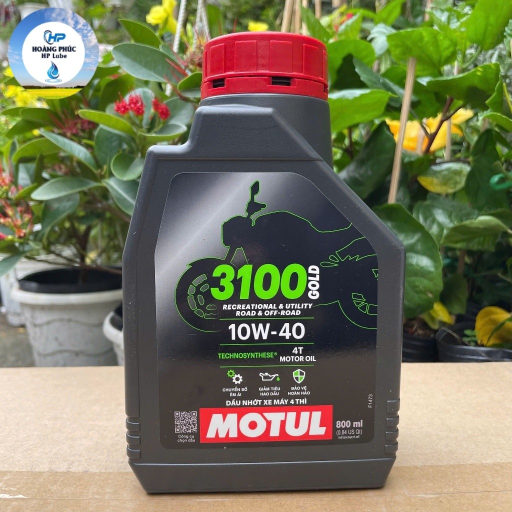 Nhớt Motul 3100 GOLD 10W40 0.8L 1 Lít Chính Hãng- Cam Kết Chính Hãng