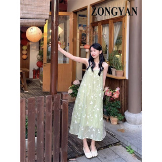 ZONGYAN váy Đầm váy nữ body đầm Casual Đơn giản INS Fashion WLQ2440GJ0 15Z240413