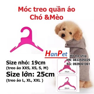Móc treo quần áo thú cưng chó mèo mắc áo thú cưng SZ