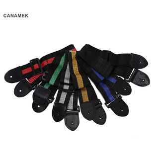 Canamek có thể điều chỉnh dây đeo đàn guitar nylon dây đeo đàn guitar bass điện Dây đàn ukulele Mới