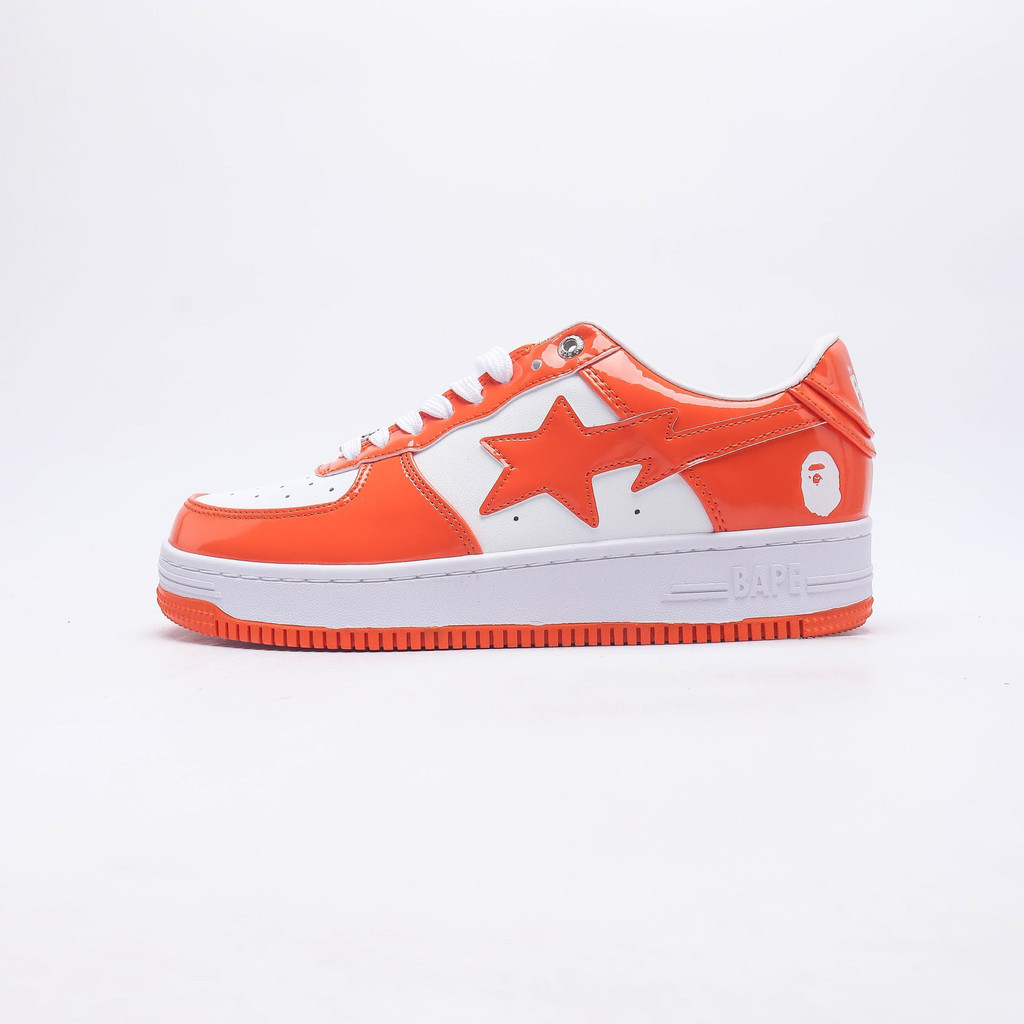【HOT】Giày Sneaker A Bathing Ape Bape STA Low orange
