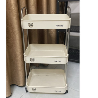 Kệ để đựng đồ đa năng (loại 1 ) Kệ bếp 3 - 4 tầng có bánh xe