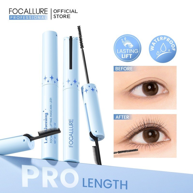 Ảnh 2 của Mascara Focallure Chuốt Mi 2mm Chống Nước Nhanh Khô Không Nhòe 3g E19