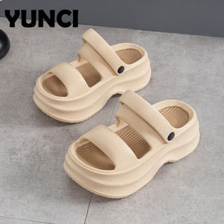YUNCI  dép cross sục nữ 2024 HOTSALE Giày slip-on Phong cách thể thao Thể thao Lịch sự Bảnh bao Thời thượng FDL2440XNW 17Z240423